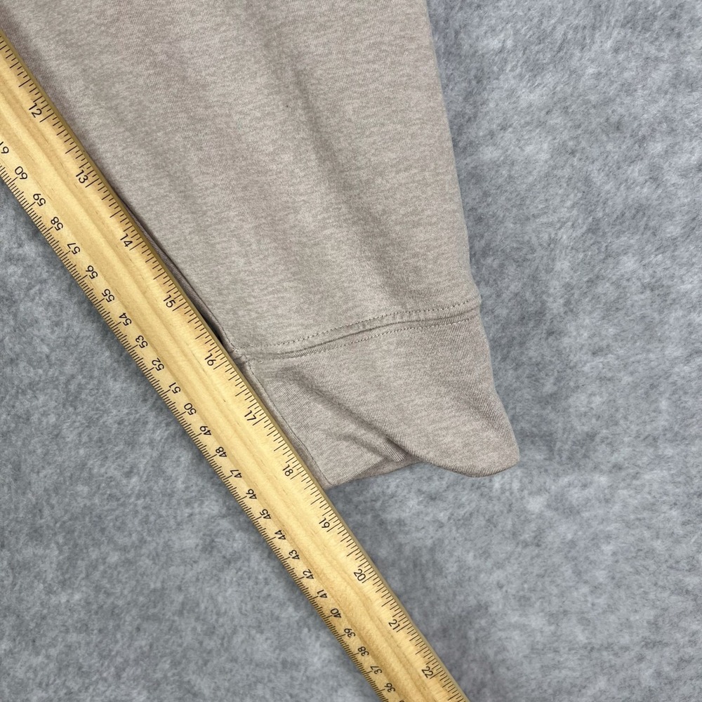 Vuori Heathered Khaki Tan Halo Oversized Hoodie Pullover Size Small - Picture 10 of 12